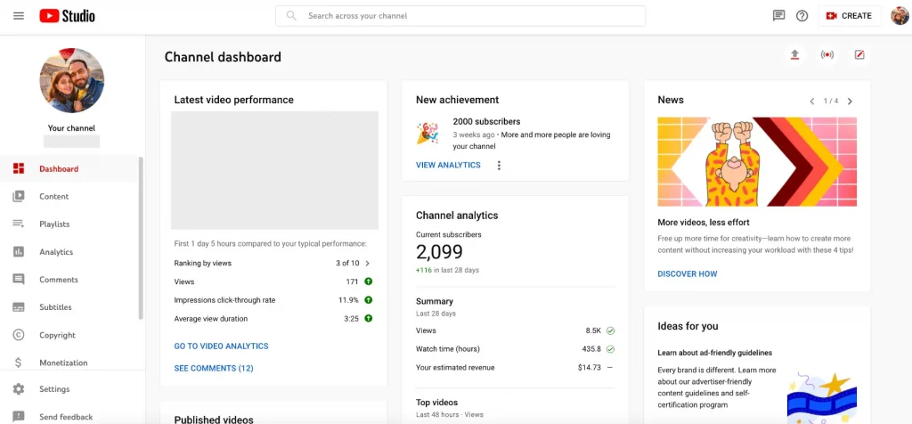 analisis performa konten sebagai cara menjadi content creator youtube