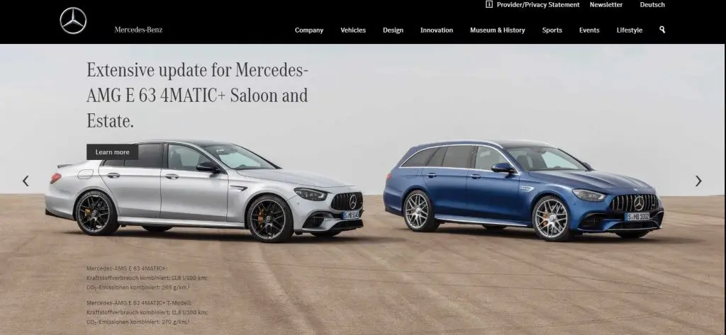 News headline Merceds-Benz
