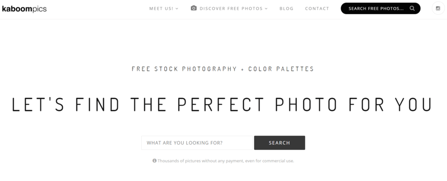 Kaboompics merupakan salah satu website penyedia gambar gratis