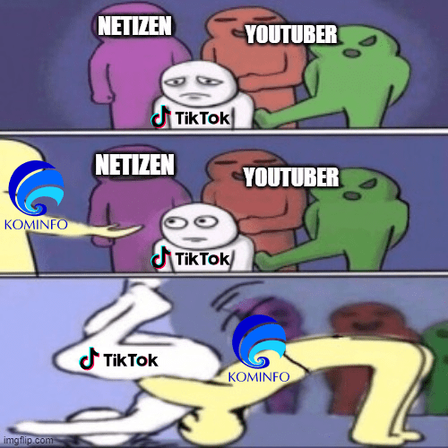 meme tiktok kemenkominfo