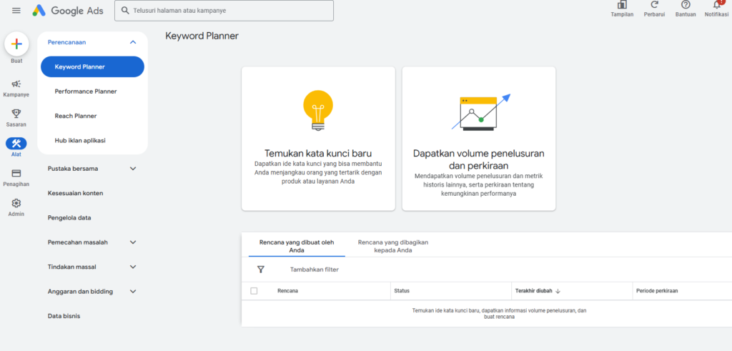 Google Keyword Planner